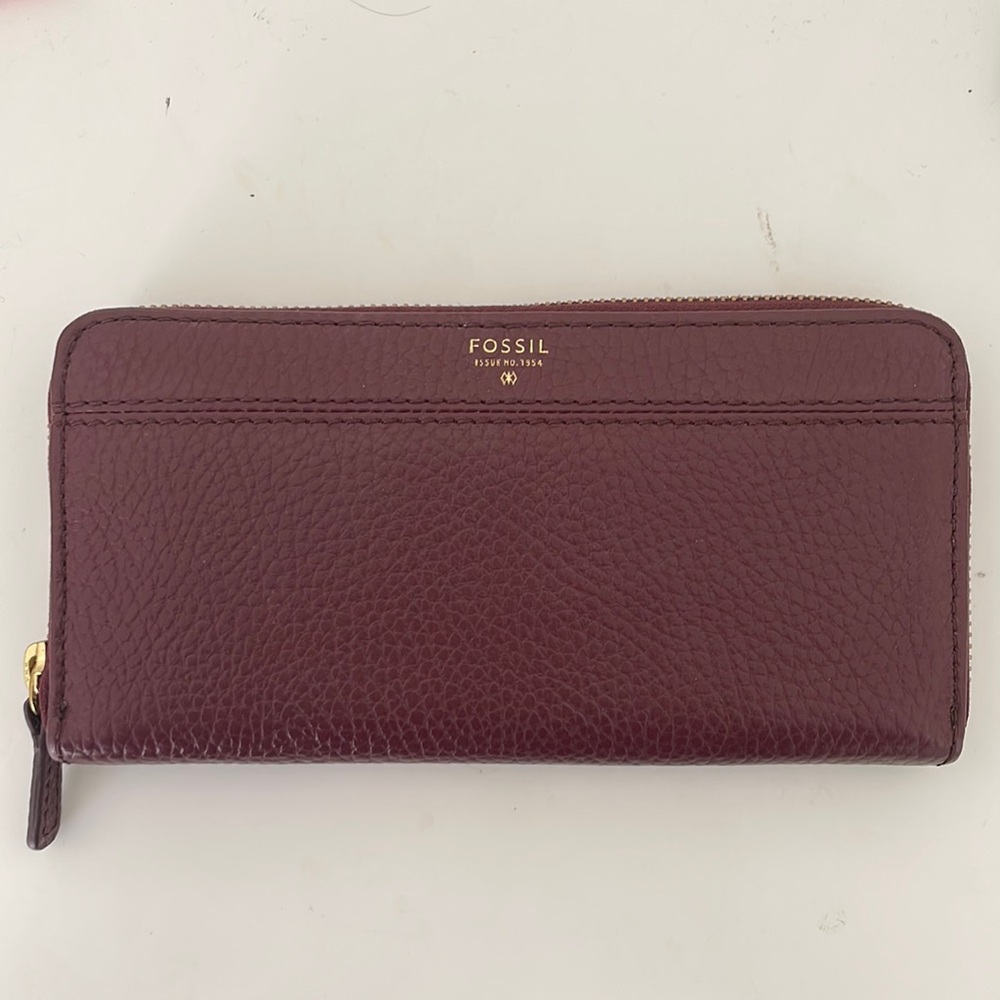 Fossil Burgundy Wallet